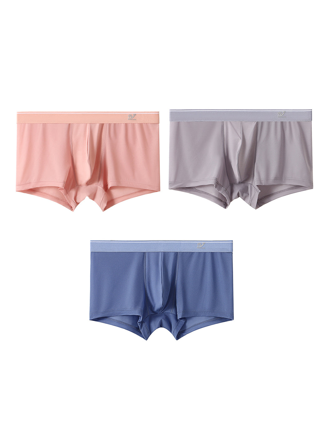 3 Pack Men's Comfy U Convex Pouch Trunks | dmunderwear detail image 8