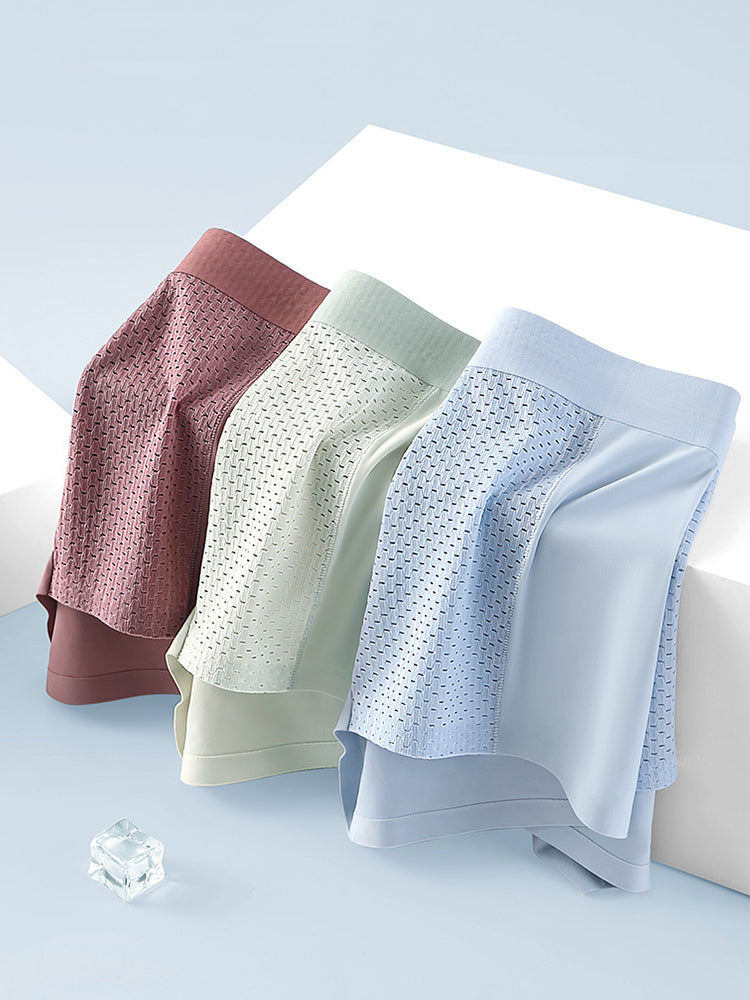 3 Pack Men's Lightweight And Breathable Trunks | dmunderwear detail image 15