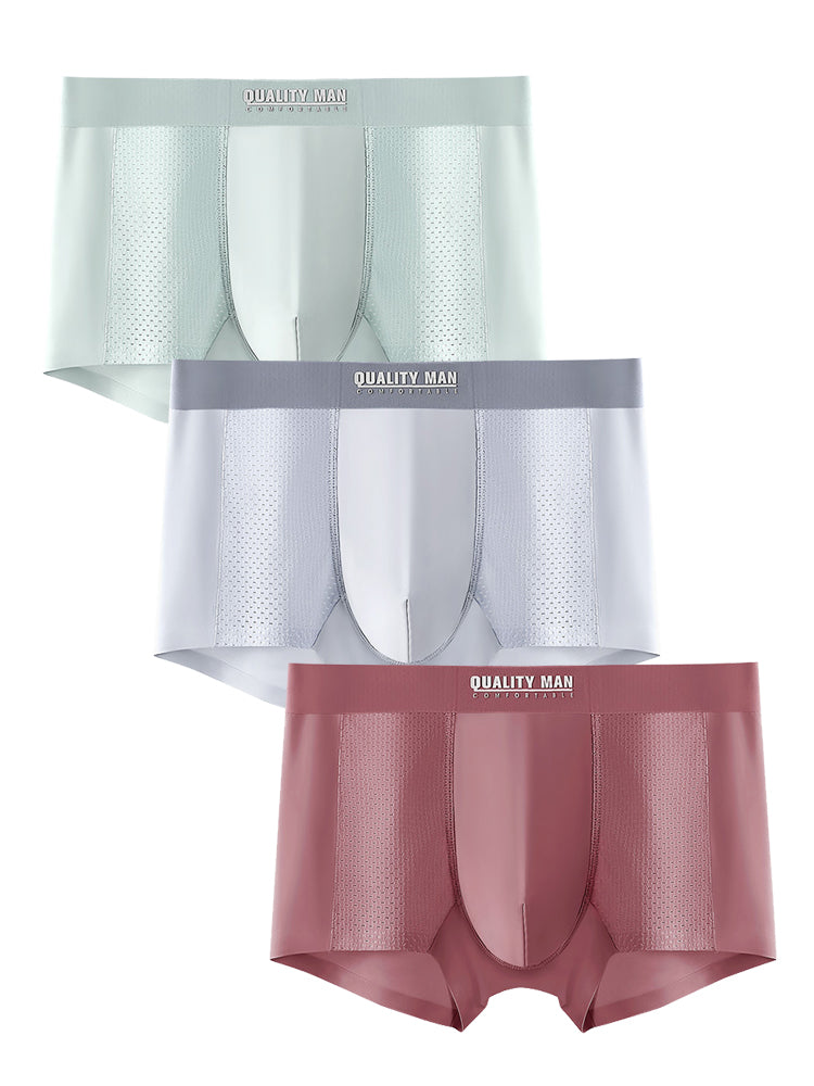 3 Pack Men's Lightweight And Breathable Trunks | dmunderwear detail image 18