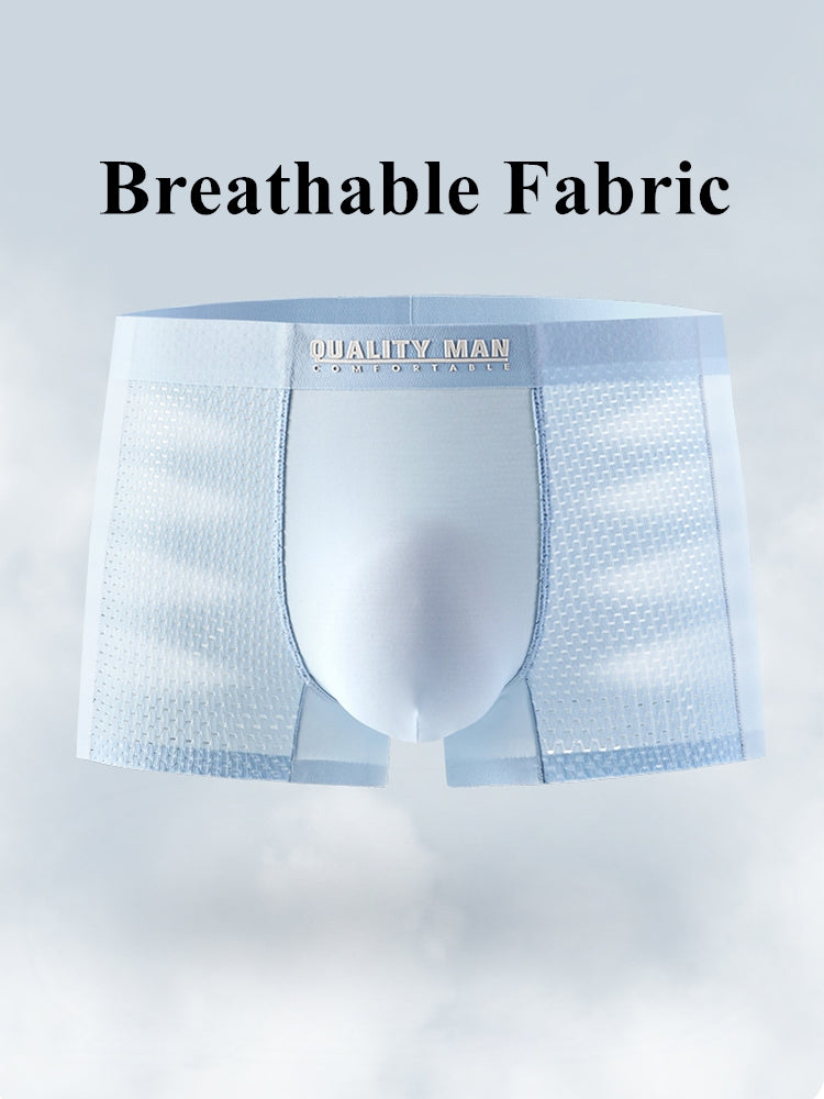3 Pack Men's Lightweight And Breathable Trunks | dmunderwear detail image 7