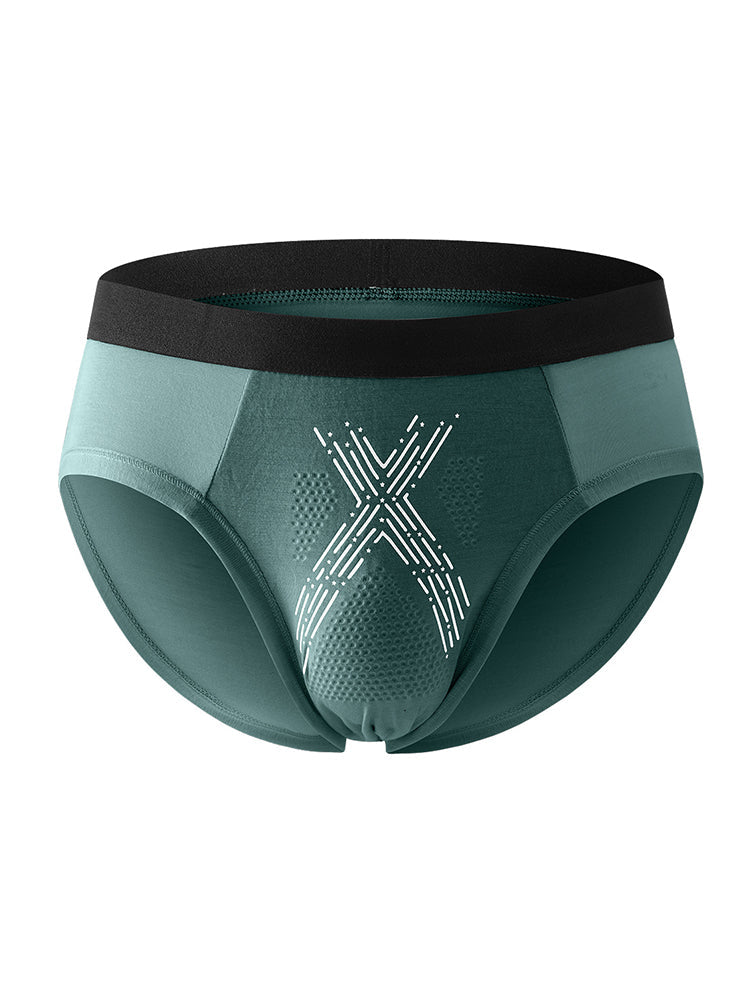 3 Pack Men's Modal Graphene Breathable Briefs | dmunderwear detail image 11