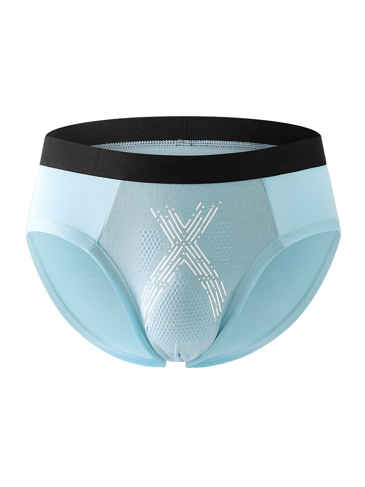 3 Pack Men's Modal Graphene Breathable Briefs | dmunderwear detail image 13