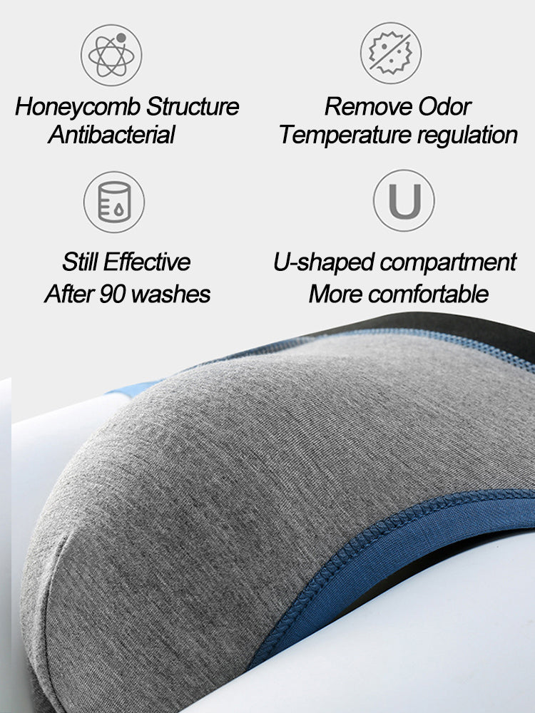 3 Pack Men's Modal Graphene Breathable Briefs | dmunderwear detail image 5