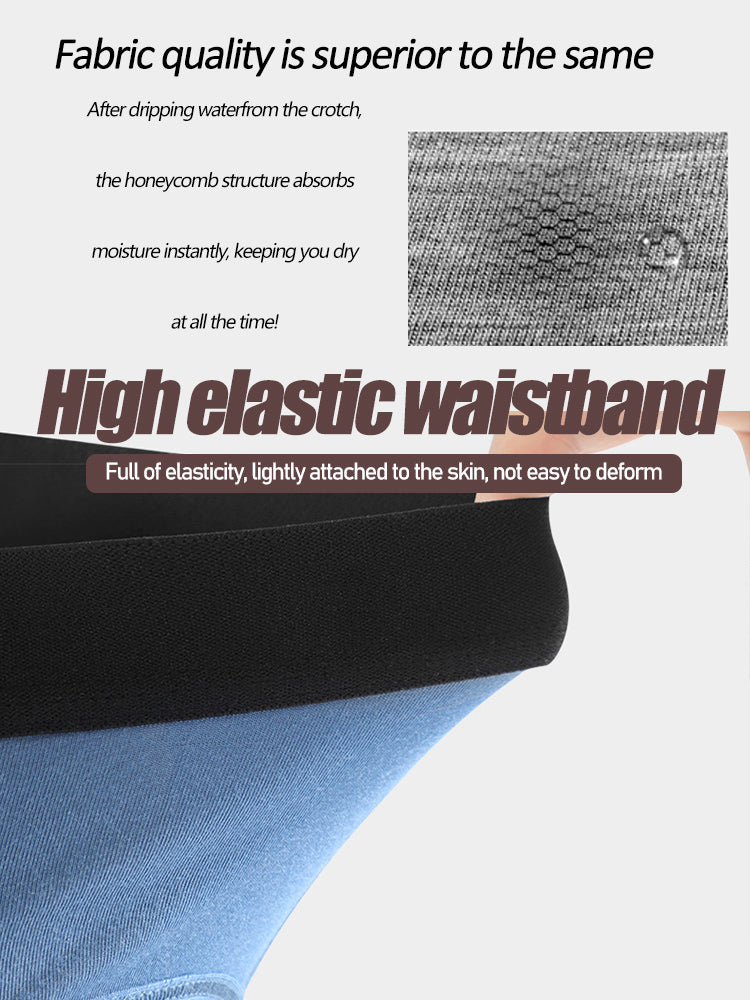 3 Pack Men's Modal Graphene Breathable Briefs | dmunderwear detail image 7