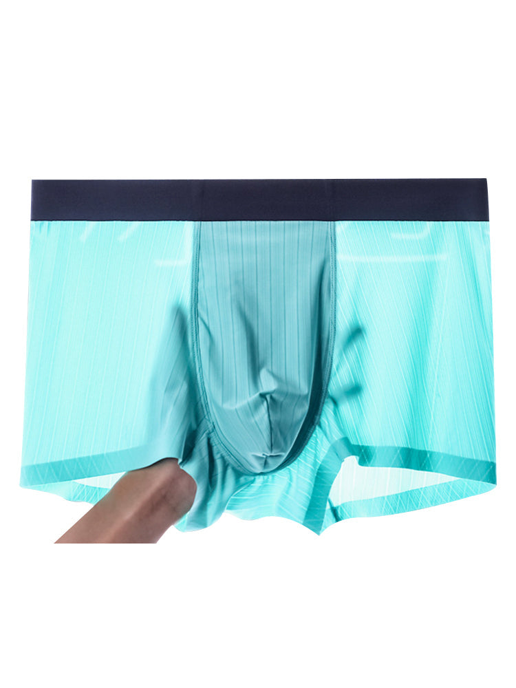 3 Pack Men's Seamless U Convex Pouch Trunks | dmunderwear