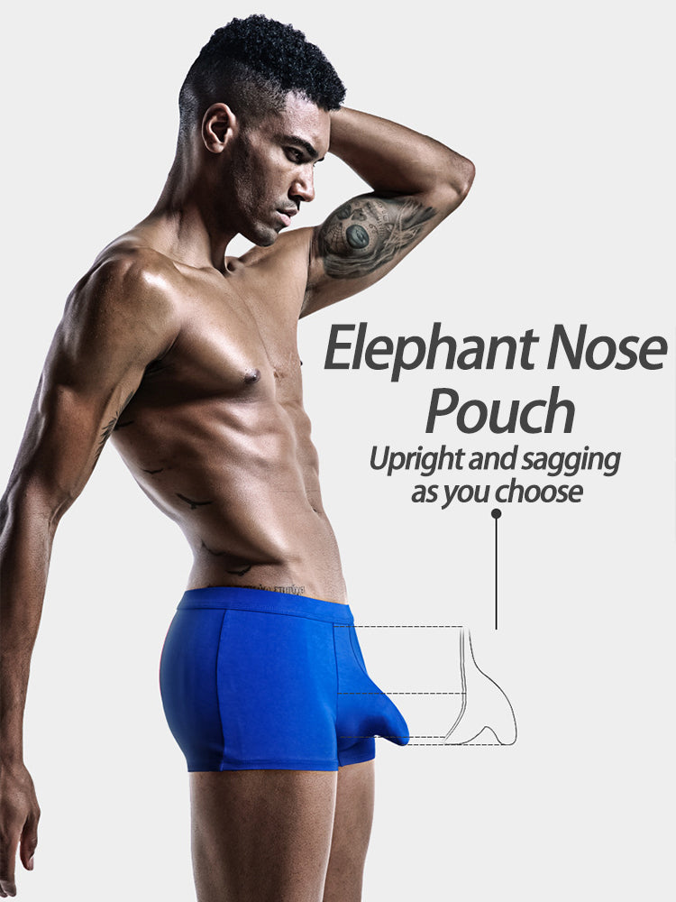 3 Pack Men's Separate Sexy Free Stretch Trunks | dmunderwear detail image 13