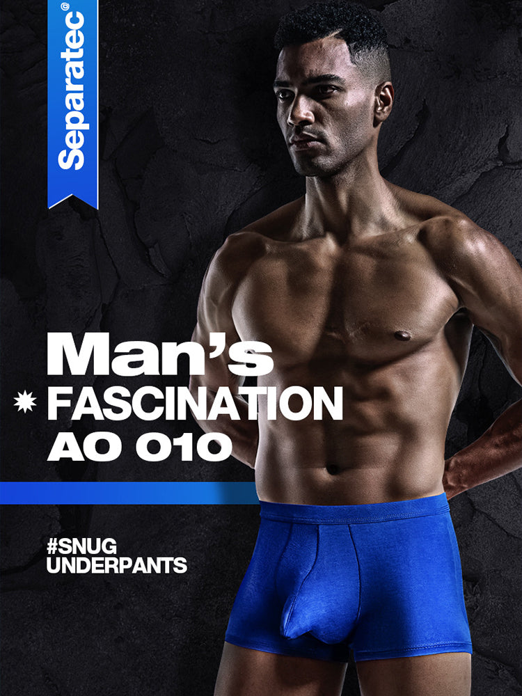 3 Pack Men's Separate Sexy Free Stretch Trunks | dmunderwear detail image 3