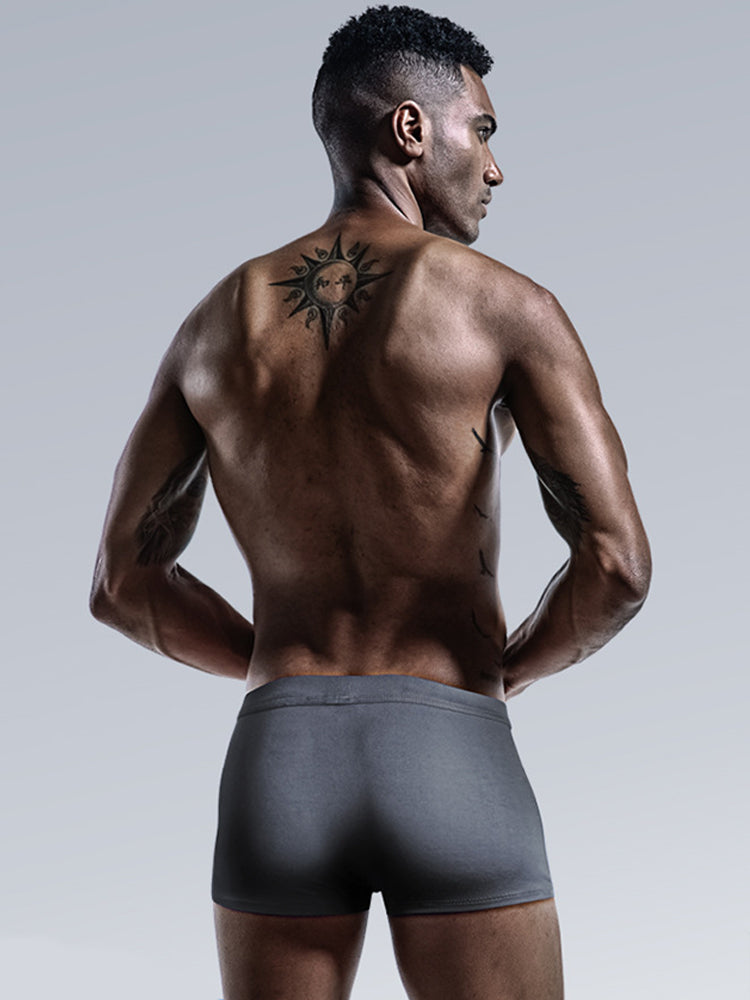3 Pack Men's Separate Sexy Free Stretch Trunks | dmunderwear detail image 6