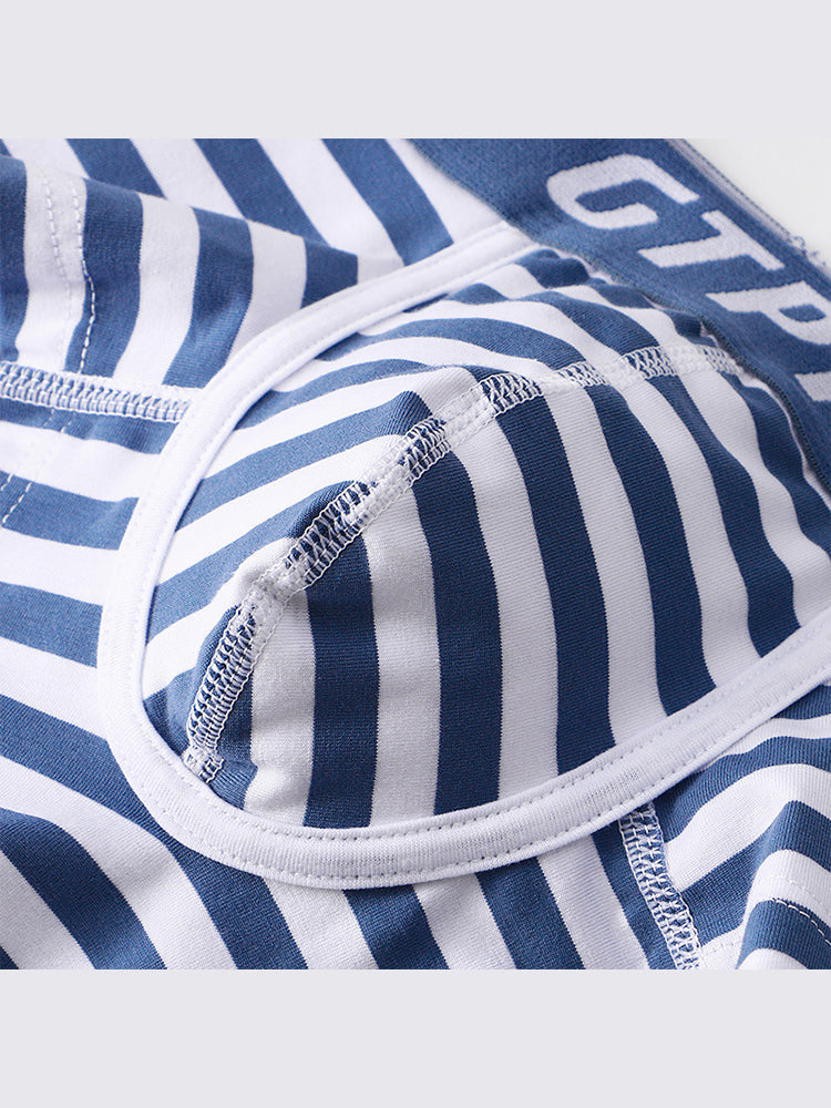 3 Pack Men's Sexy Breathable Fitness Trunks | dmunderwear detail image 3