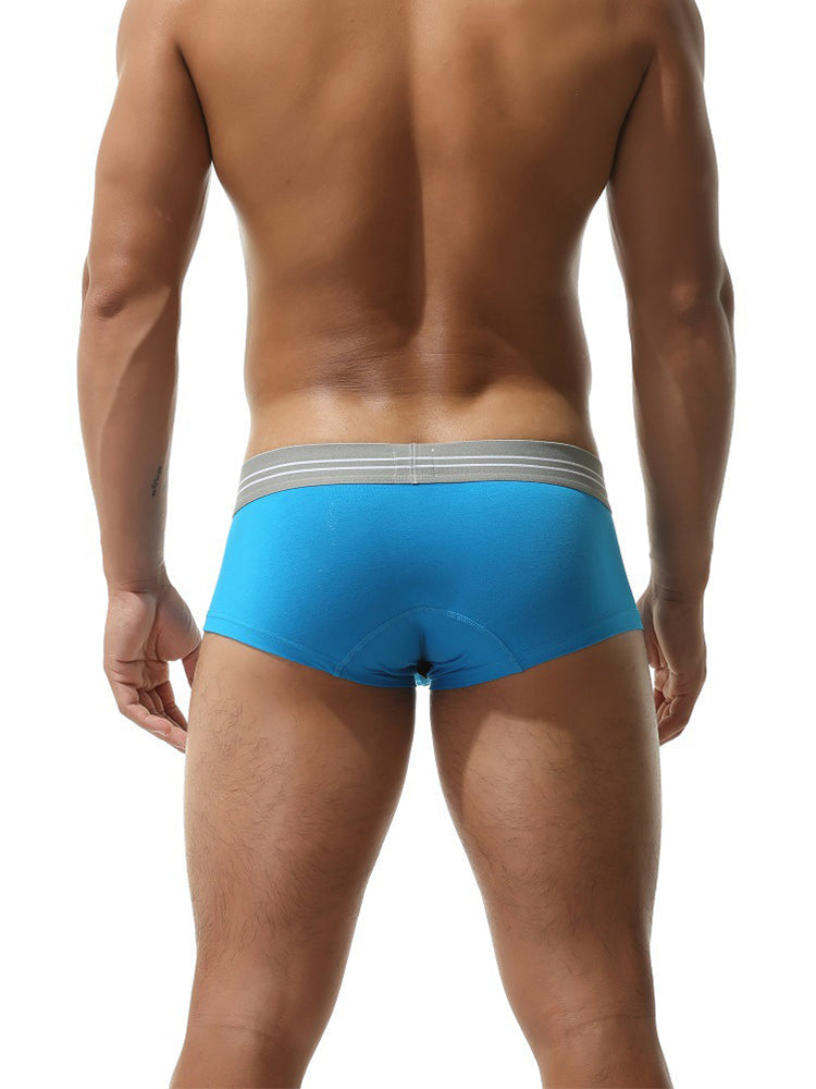 3 Pack Men's Sexy Cutout Trunks with Lift-up Pouch | dmunderwear detail image 18