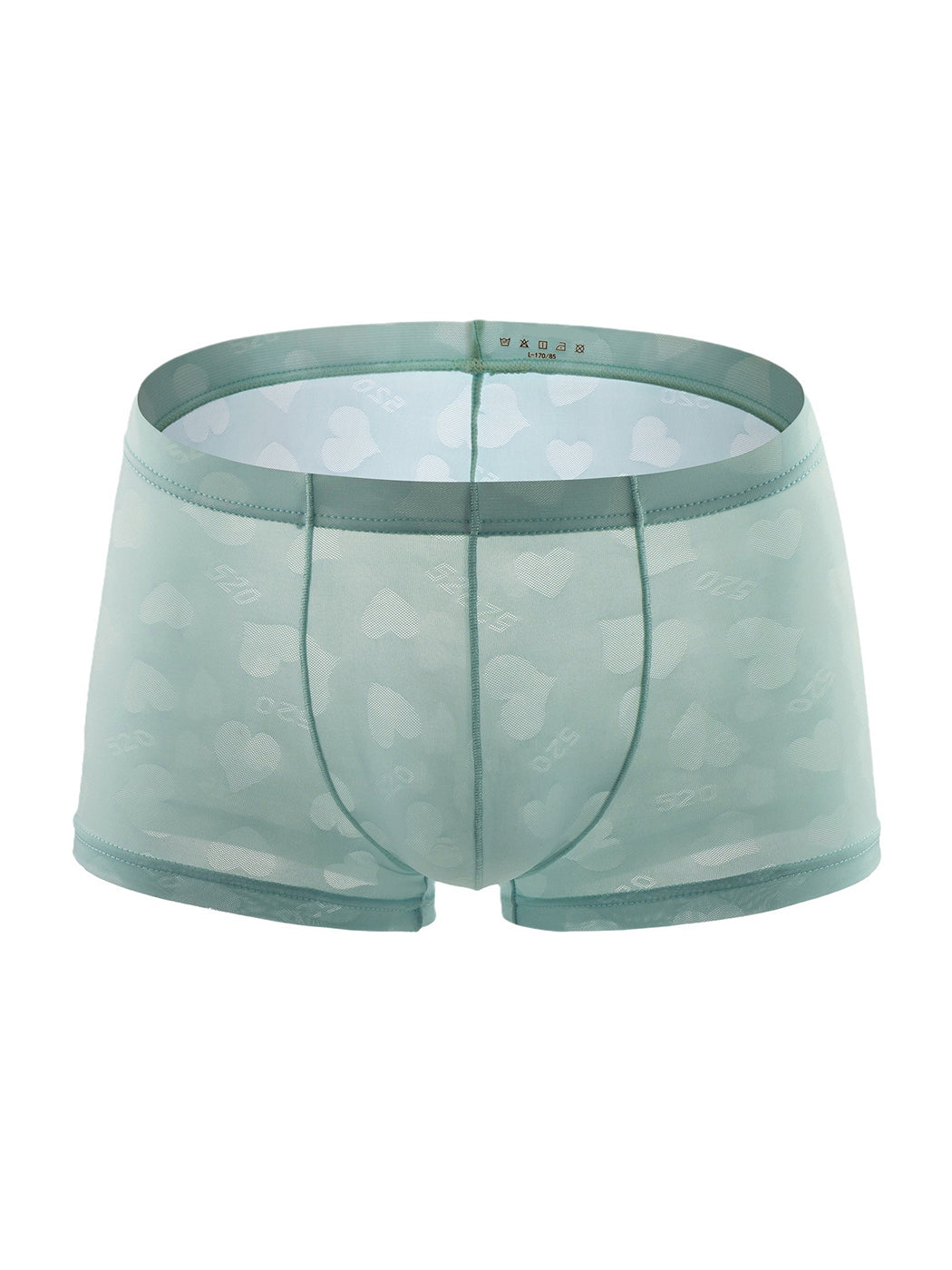 3- Pack Men's Sexy Heart Mesh Trunks | dmunderwear