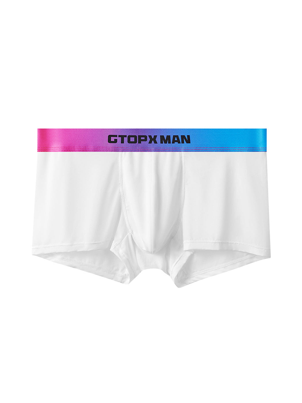 3 Pack Men's U Pouch Trunks with Ombre Belt | dmunderwear