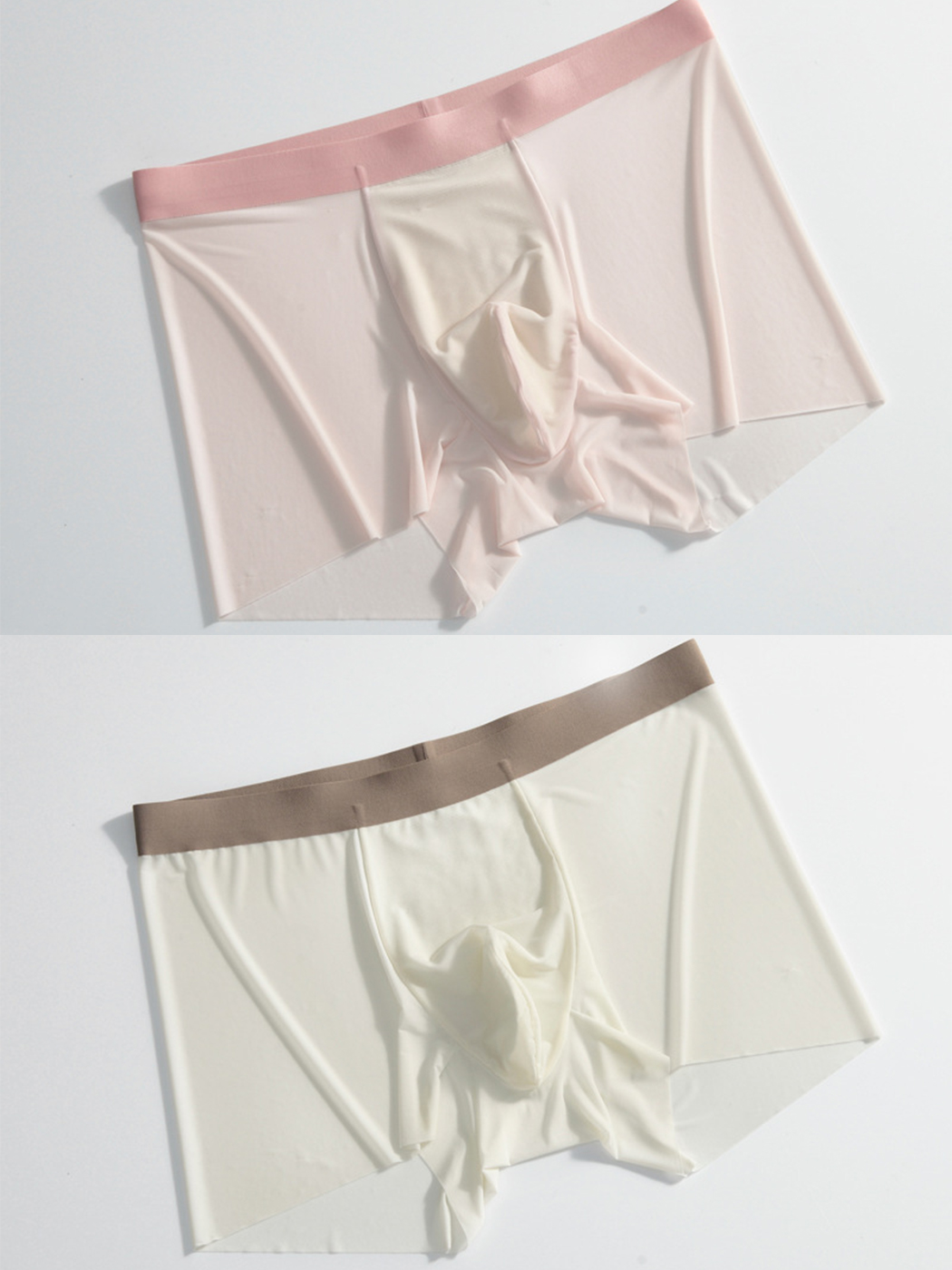 3 Pack Men's Ultra-thin Seamless Trunks | dmunderwear detail image 13