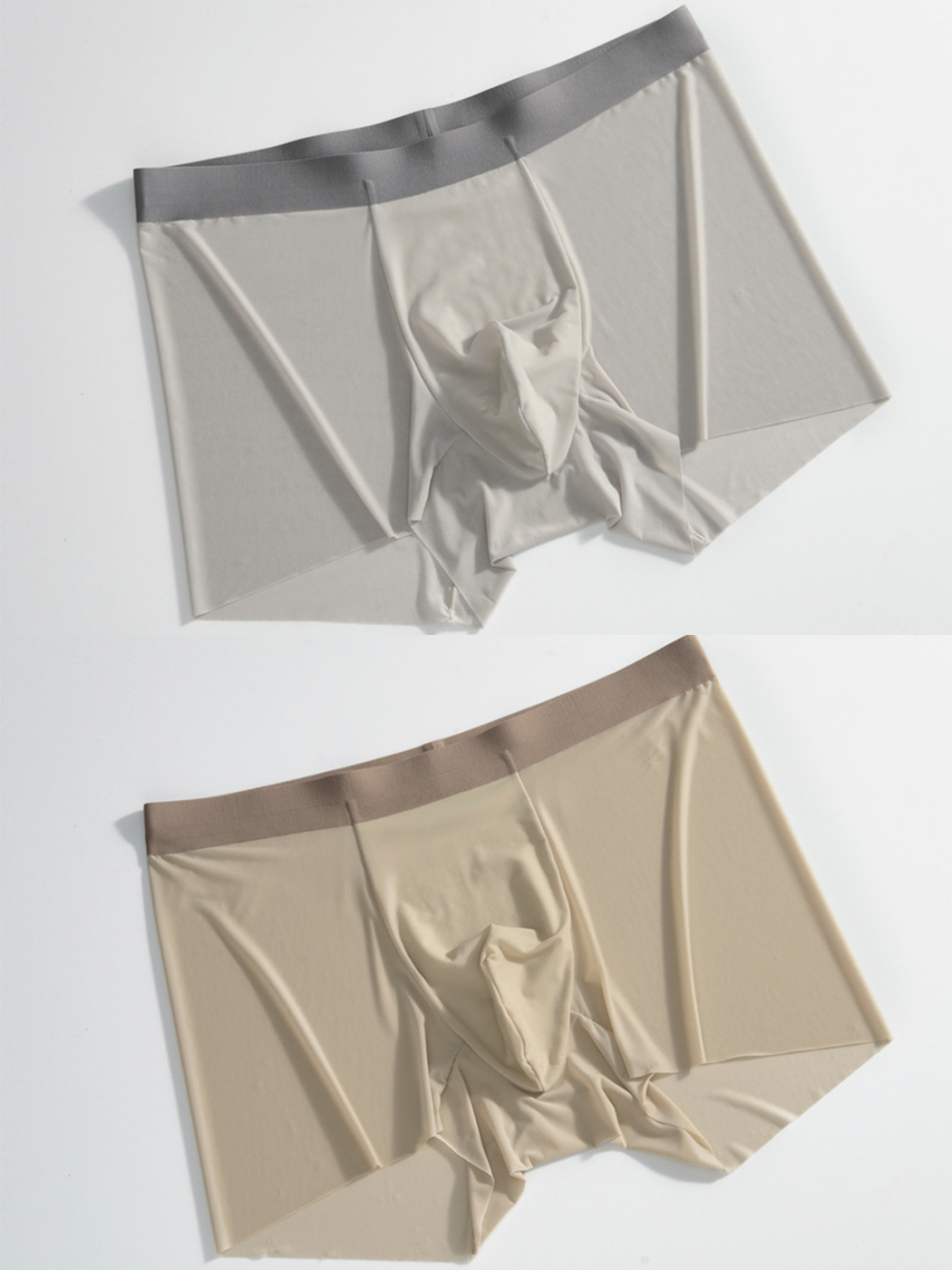 3 Pack Men's Ultra-thin Seamless Trunks | dmunderwear detail image 16