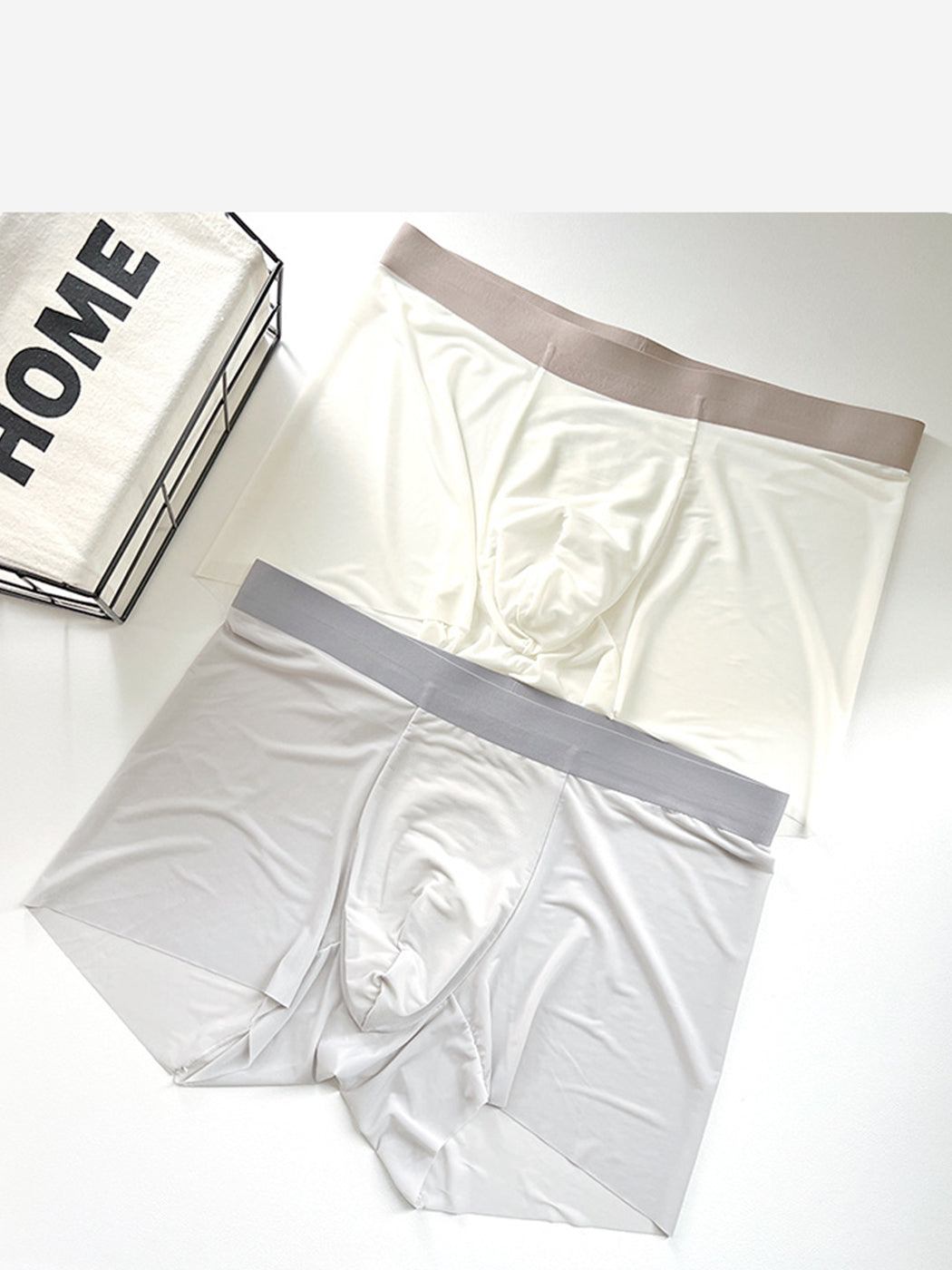 3 Pack Men's Ultra-thin Seamless Trunks | dmunderwear detail image 17
