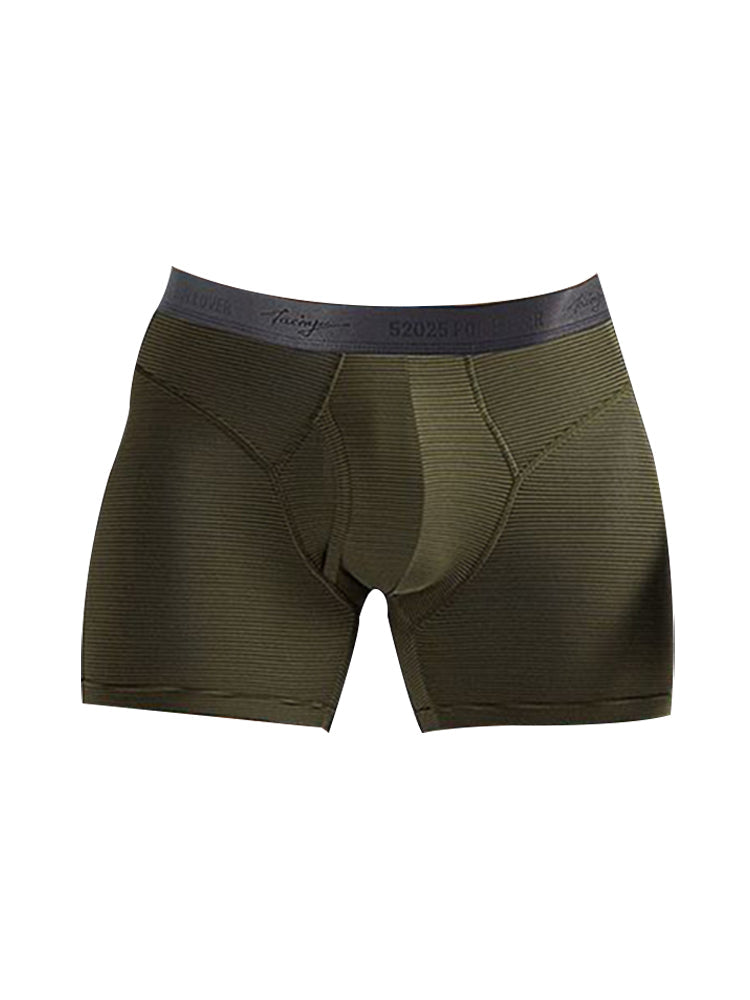 2 Pack Men's 3-Way Lift Icy Silk Striped Ultra Comfort & Breathable Boxer Briefs | dmunderwear detail image 20