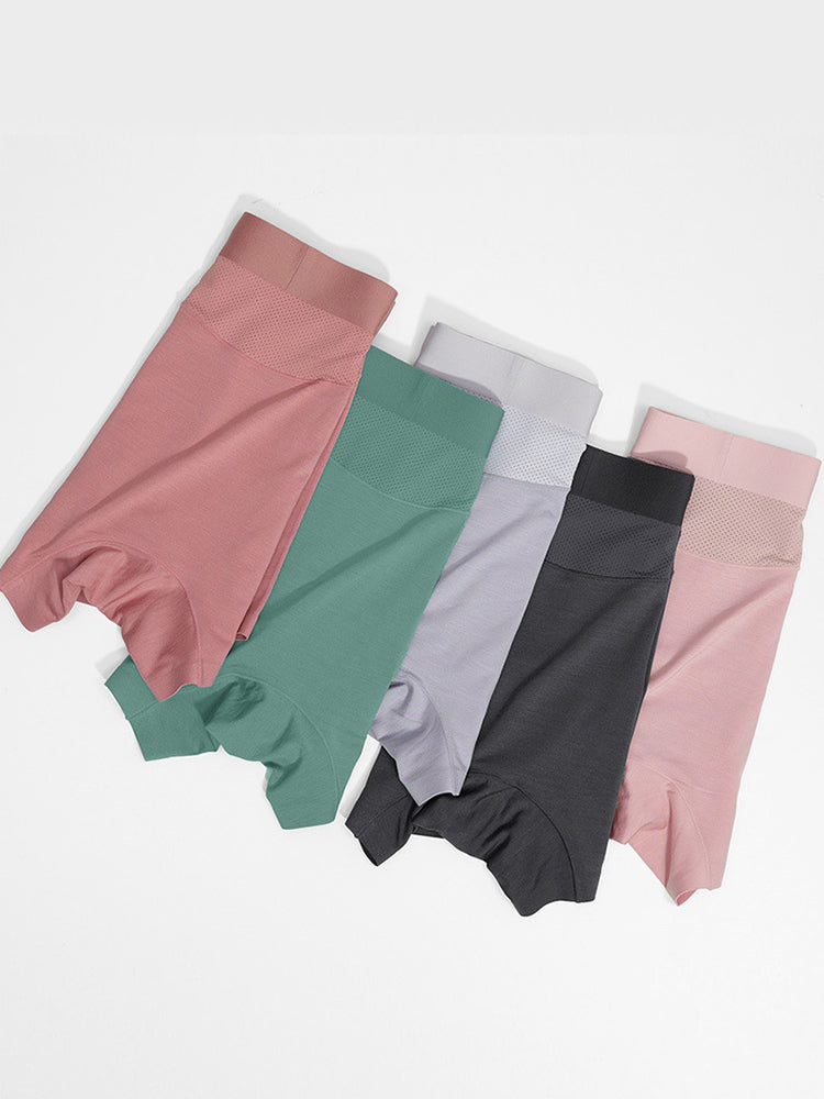 3 Pack Men's 3D Pouch Seamless Modal Trunks | dmunderwear detail image 15