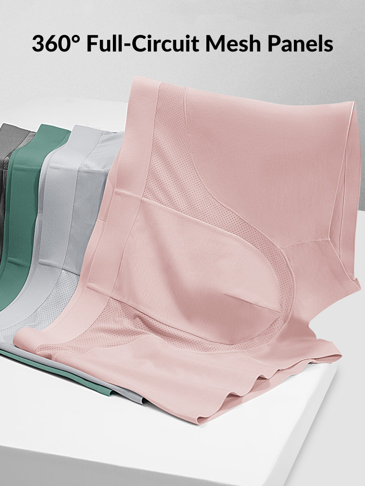 3 Pack Men's 3D Pouch Seamless Modal Trunks | dmunderwear detail image 7