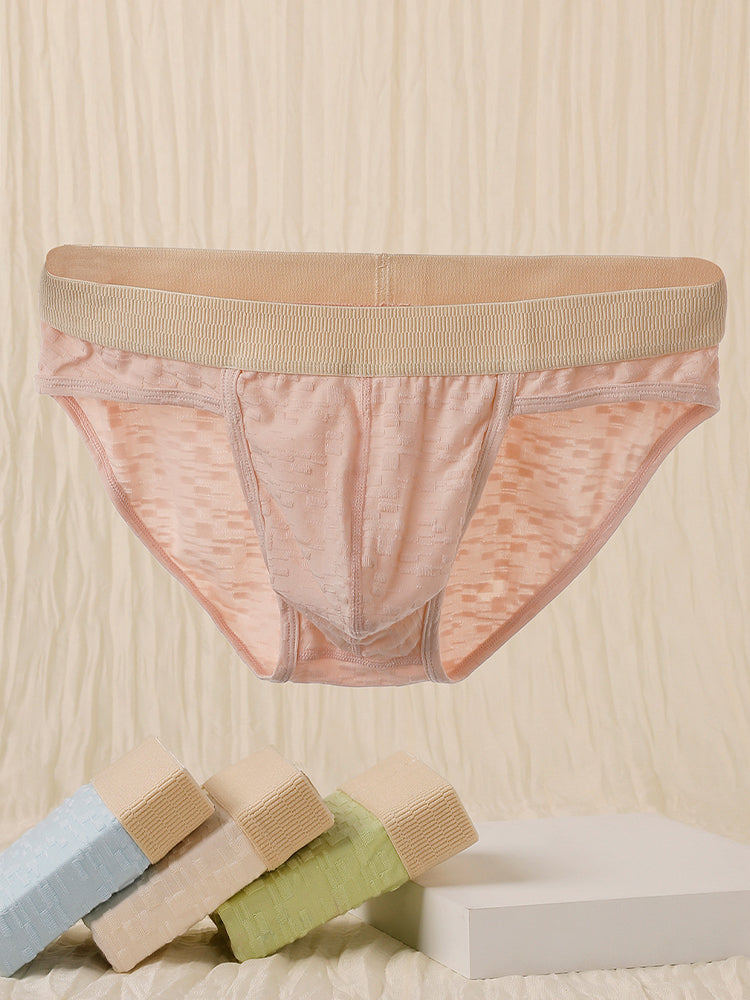 3 Pack Men's Breathable Antibacterial Separate-Pouch Briefs | dmunderwear detail image 14