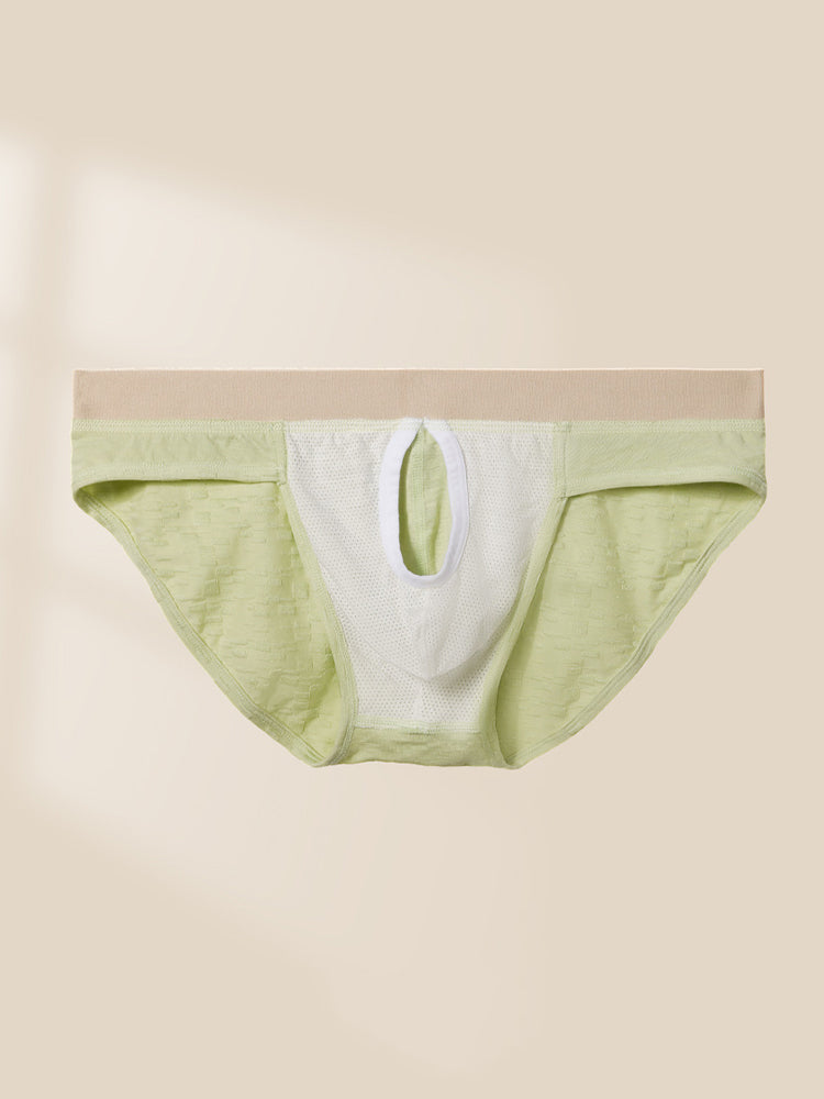 3 Pack Men's Breathable Antibacterial Separate-Pouch Briefs | dmunderwear detail image 16