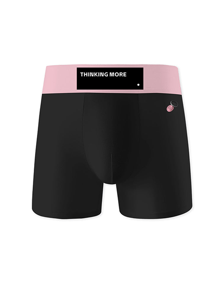 3 Pack Men's Anti-Chafing High-Rise Cotton Sport Supportive Fit Soft Trunks | dmunderwear detail image 11