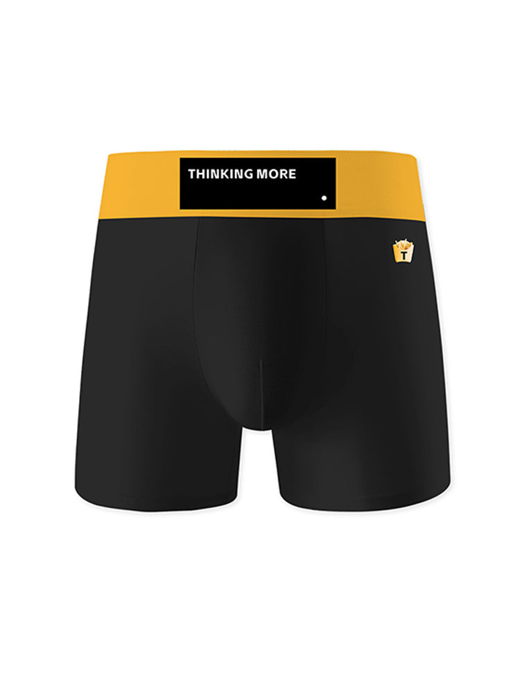 3 Pack Men's Anti-Chafing High-Rise Cotton Sport Supportive Fit Soft Trunks | dmunderwear detail image 14