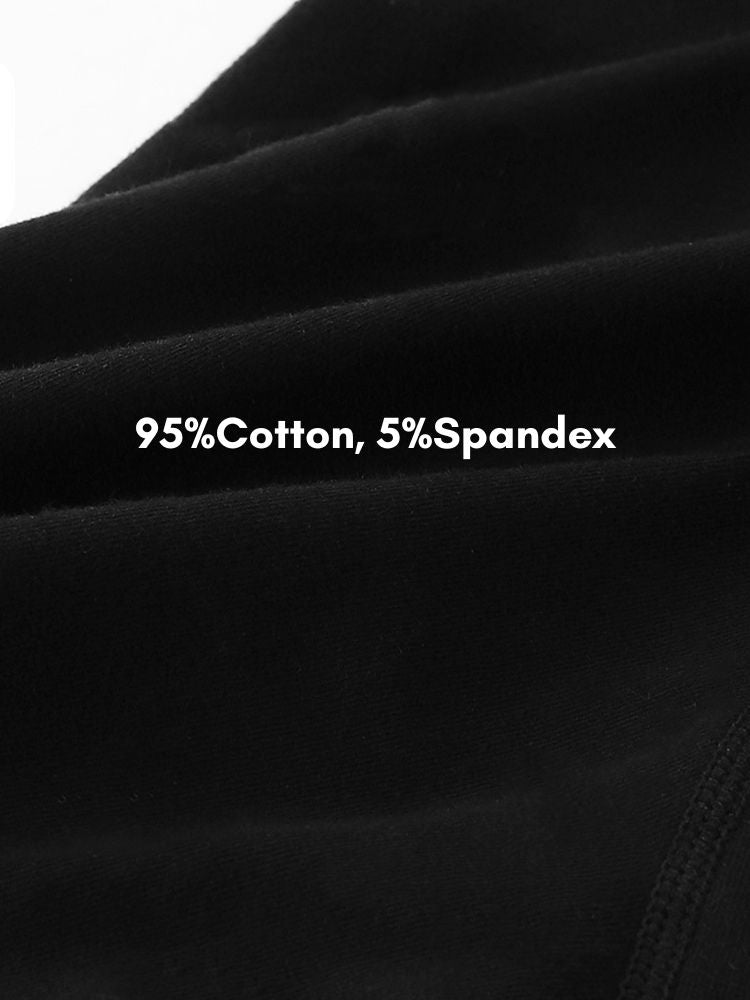3 Pack Men's Anti-Chafing High-Rise Cotton Sport Supportive Fit Soft Trunks | dmunderwear detail image 8