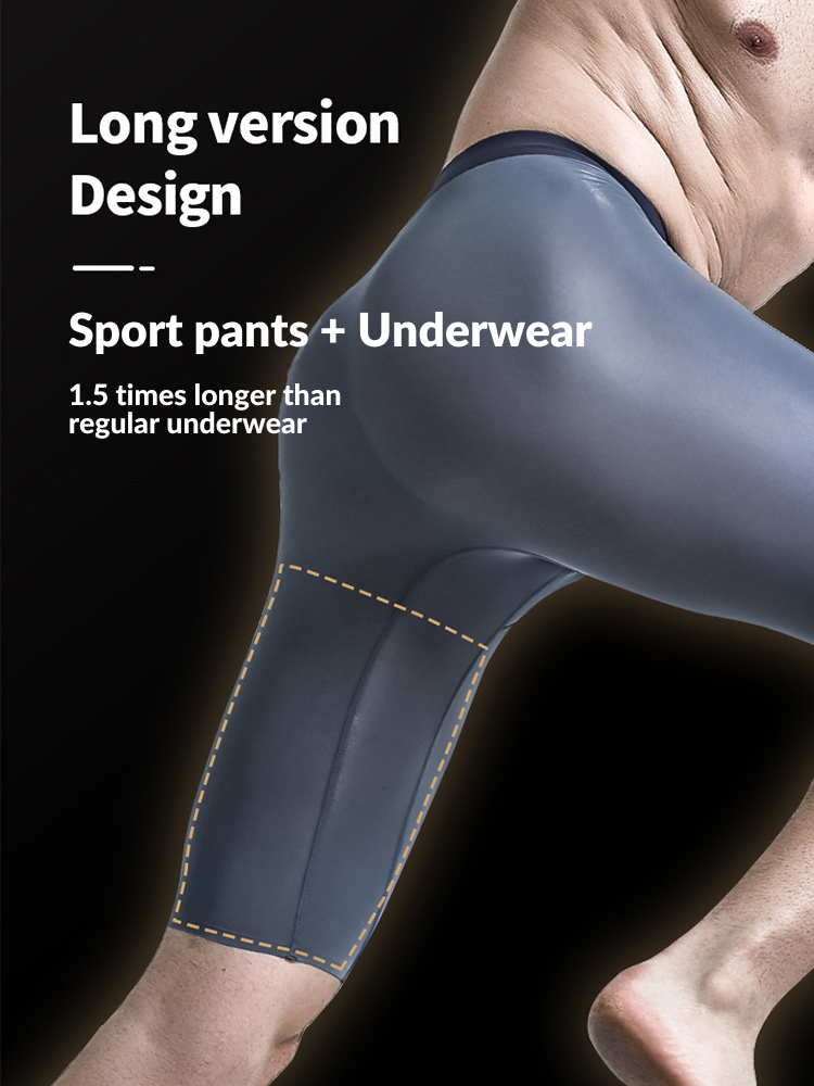 3 Pack Men's Anti-Chafing Seamless Running Briefs | dmunderwear detail image 15