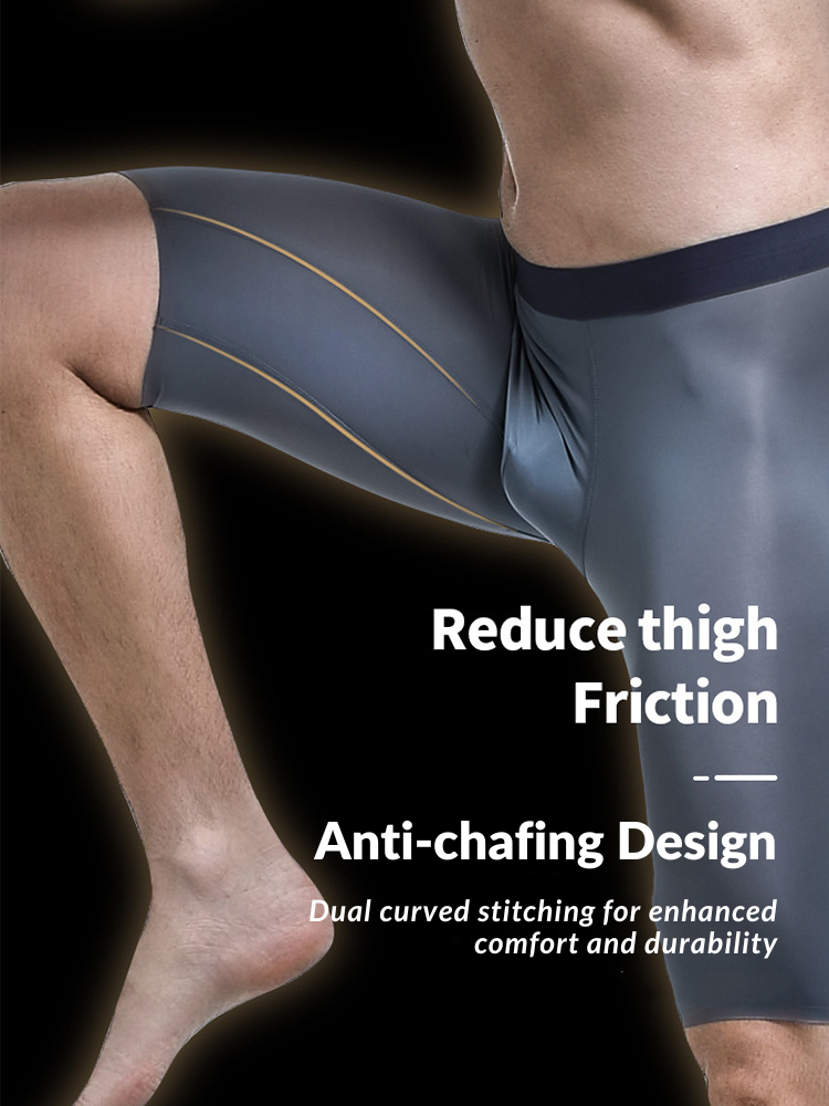 3 Pack Men's Anti-Chafing Seamless Running Briefs | dmunderwear detail image 16