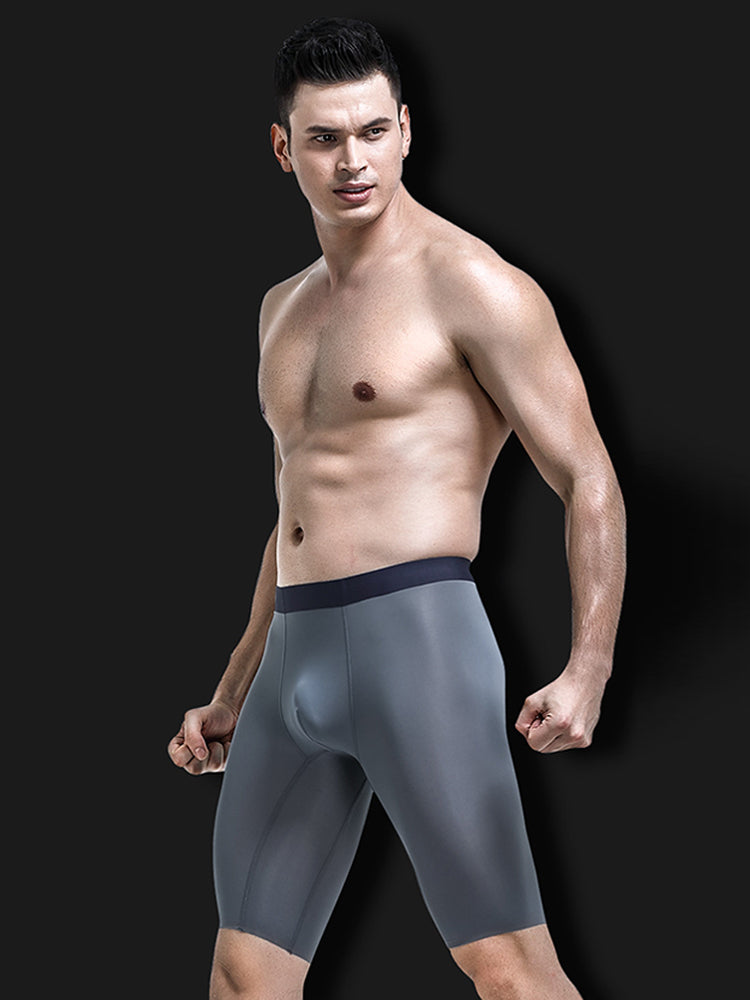 3 Pack Men's Anti-Chafing Seamless Running Briefs | dmunderwear detail image 4