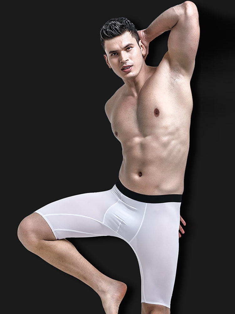 3 Pack Men's Anti-Chafing Seamless Running Briefs | dmunderwear detail image 7
