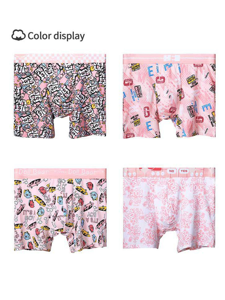 3 Pack Men's Anti-Chafing Stay-Put Fit Bold Prints Skin-Friendly Premium Cotton Boxers Briefs | dmunderwear detail image 14