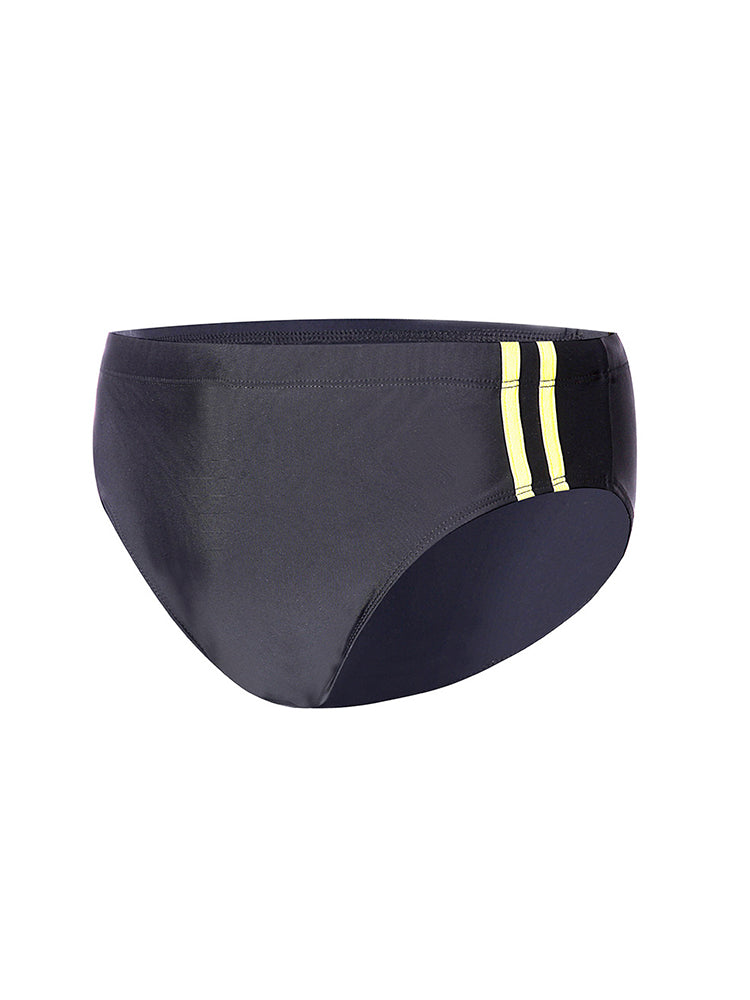 3 Pack Men's Anti-Chafing Stretch Fit Moisture Wicking Lining Swim Briefs | dmunderwear detail image 4