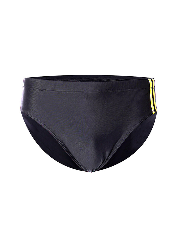 3 Pack Men's Anti-Chafing Stretch Fit Moisture Wicking Lining Swim Briefs | dmunderwear detail image 7