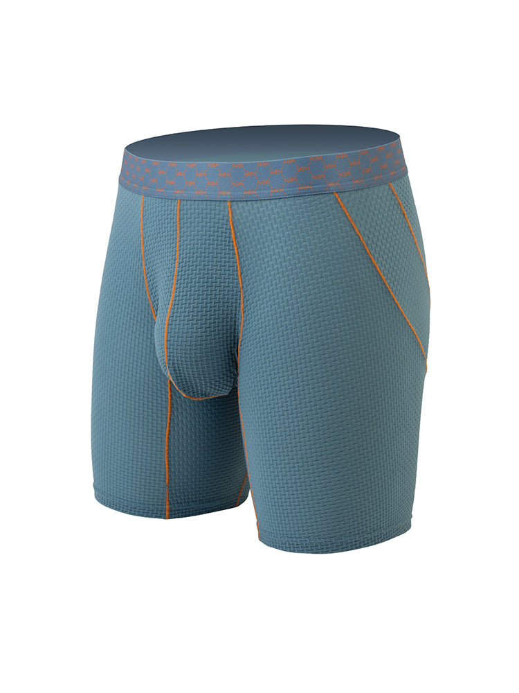 3 Pack Men's Anti-chafing Waffle Boxer Briefs | dmunderwear