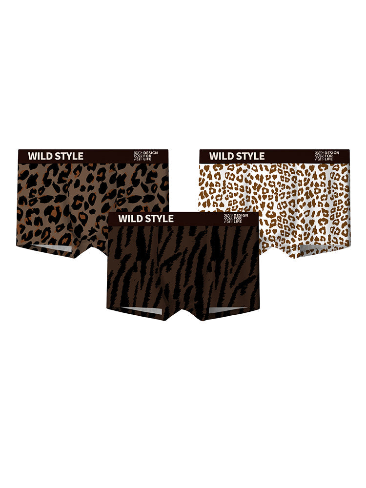3 Pack Men's Antibacterial Mid-Rise Trunks | dmunderwear