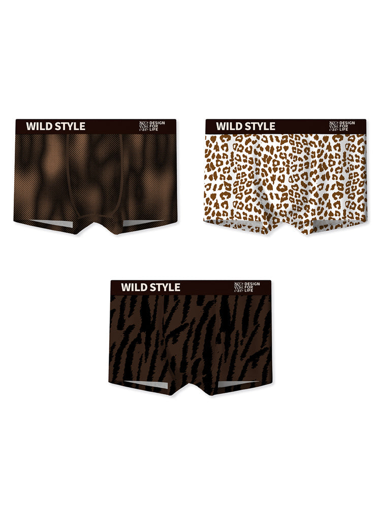 3 Pack Men's Antibacterial Mid-Rise Trunks | dmunderwear detail image 2