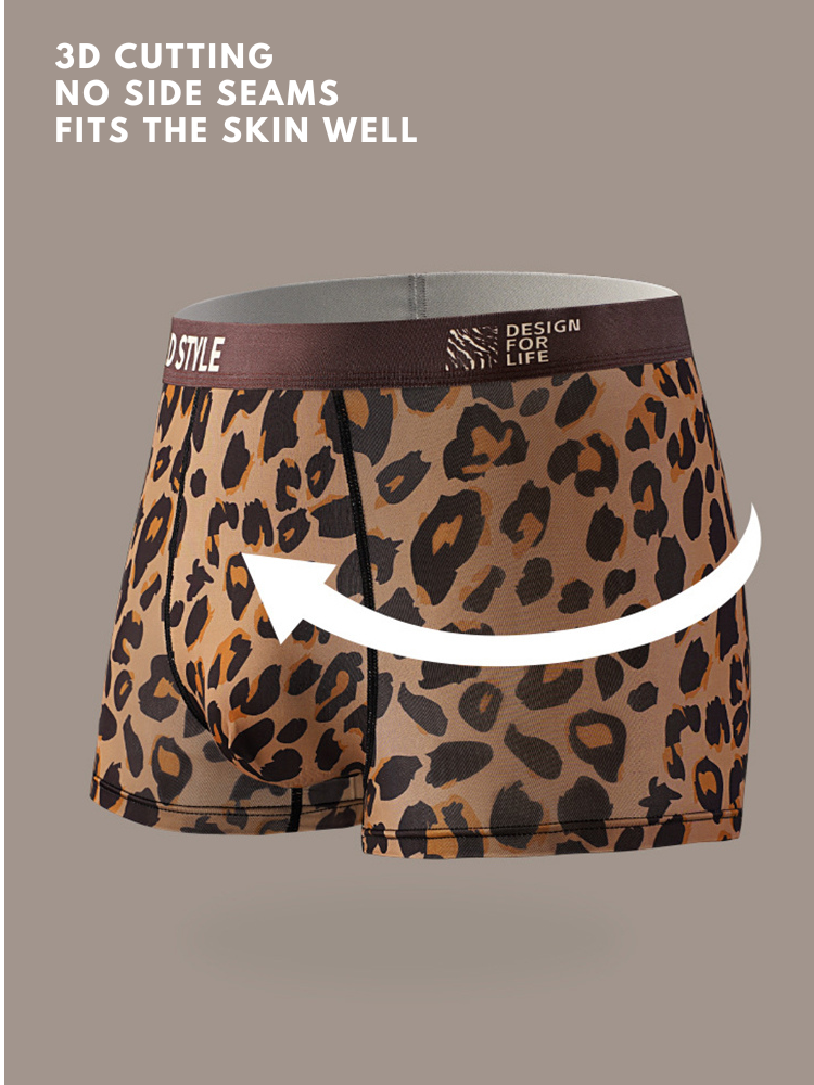 3 Pack Men's Antibacterial Mid-Rise Trunks | dmunderwear detail image 3