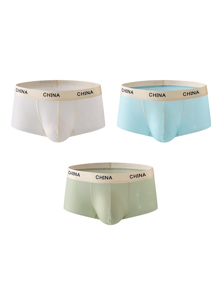 3 Pack Men's Antibacterial Moisture-Wicking Ultra-Soft Trunks | dmunderwear detail image 12