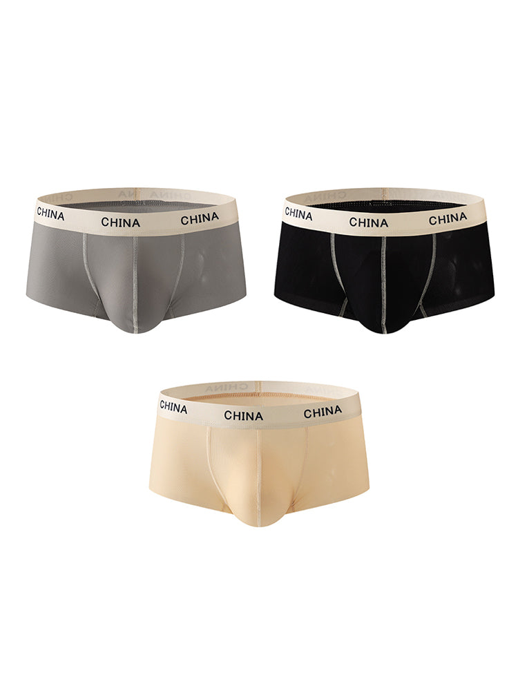 3 Pack Men's Antibacterial Moisture-Wicking Ultra-Soft Trunks | dmunderwear detail image 17