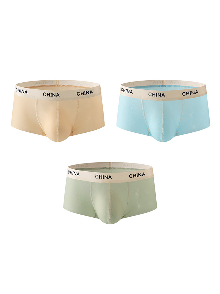3 Pack Men's Antibacterial Moisture-Wicking Ultra-Soft Trunks | dmunderwear detail image 7