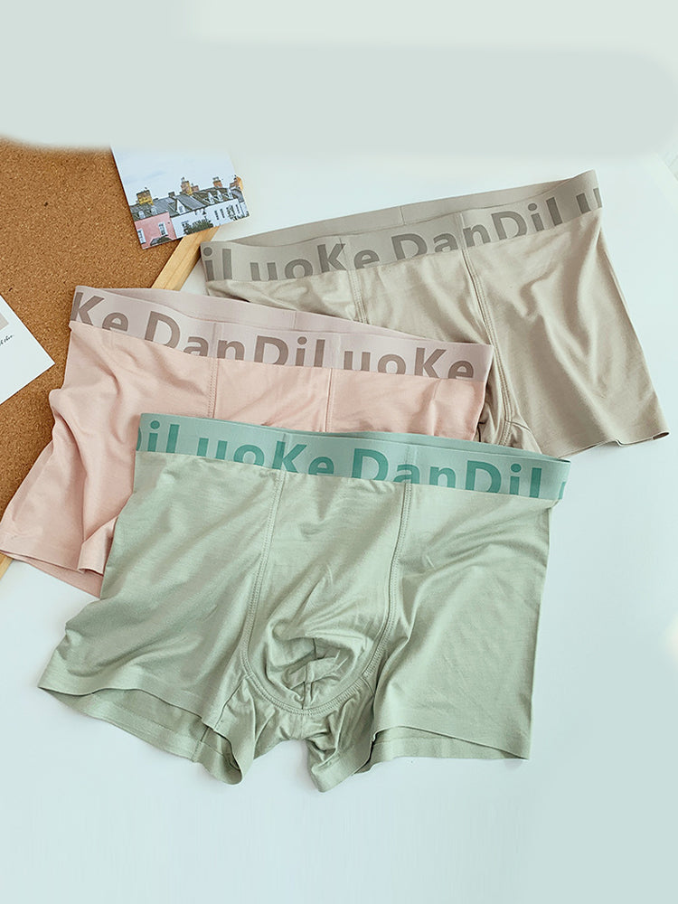 3 Pack Men's Antibacterial Seamless Boxer Briefs | dmunderwear detail image 10