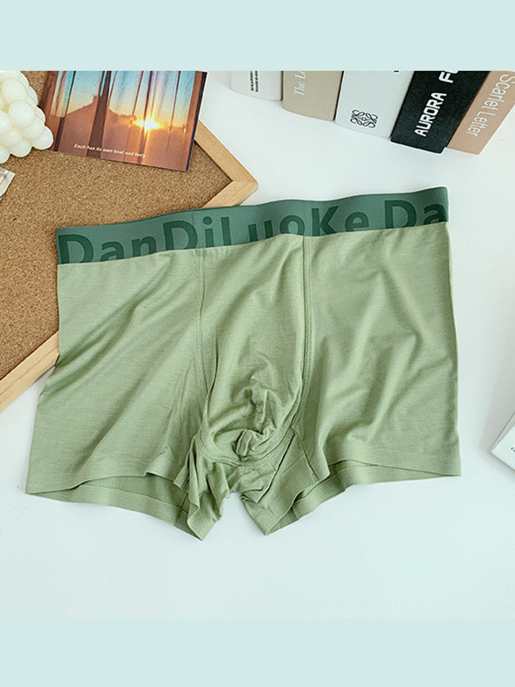 3 Pack Men's Antibacterial Seamless Boxer Briefs | dmunderwear detail image 15