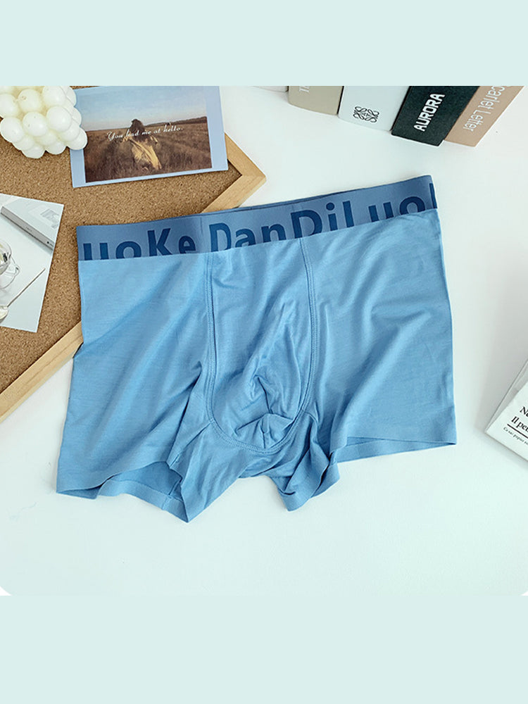 3 Pack Men's Antibacterial Seamless Boxer Briefs | dmunderwear detail image 16