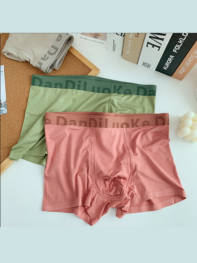 3 Pack Men's Antibacterial Seamless Boxer Briefs | dmunderwear detail image 9