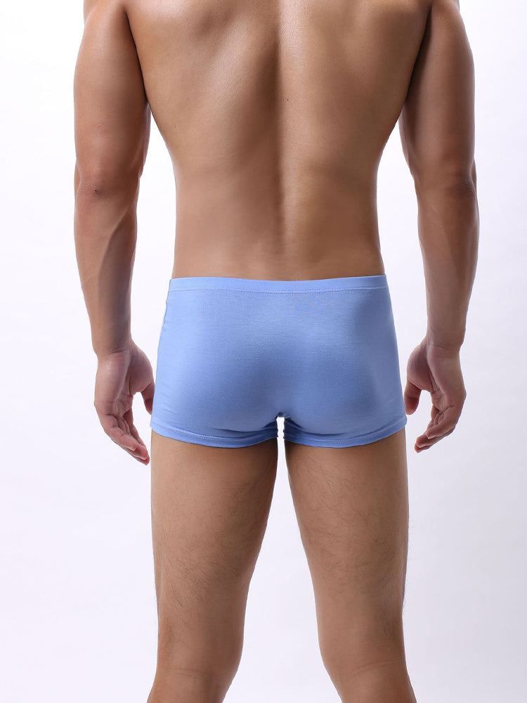 3-pack Men's Bamboo Fiber U-pouch Boxer Briefs | dmunderwear detail image 14