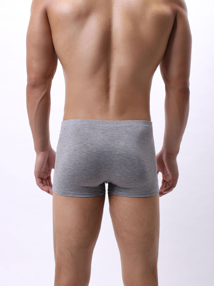 3-pack Men's Bamboo Fiber U-pouch Boxer Briefs | dmunderwear detail image 20