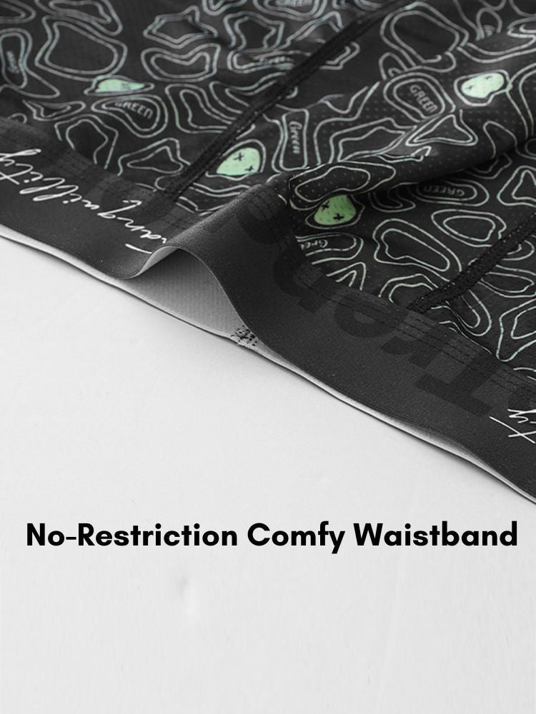 3 Pack Men's Bold Prints Antibacterial Cooling Touch All-Season Boxer Briefs | dmunderwear detail image 8