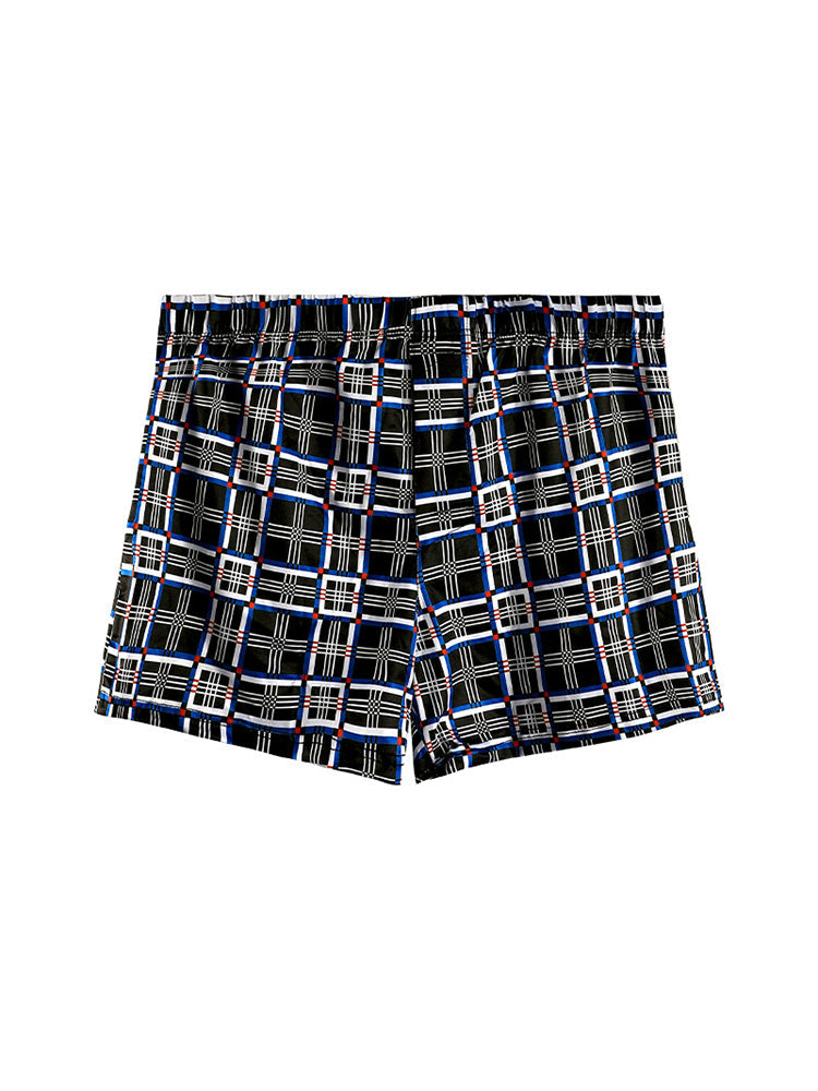 3 Pack Men's Breathable Anti-Chafing Comfy Waistband Mid-Rise Boxer Shorts | dmunderwear