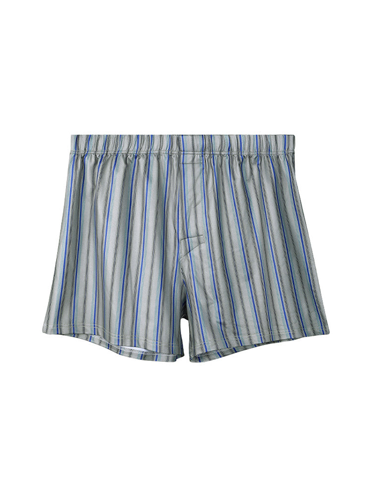 3 Pack Men's Breathable Anti-Chafing Comfy Waistband Mid-Rise Boxer Shorts | dmunderwear detail image 17